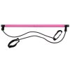 Pilates Sticks exercise bar with rubber pink version 38471