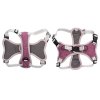 Mesh harness for dogs purple size XL