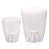 Ornella decorative flower pot clear diameter 11 cm