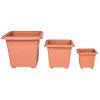 Quattro Terrakotta-Blumentopf, Länge 30 cm