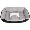 Bequemes Hundebett schwarz Größe S