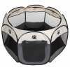 Pet Octagonal enclosure for dogs white-grey variant 42940