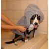 Dry Small dog towel gray version 43104