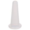 Taper massage silicone flasks color white