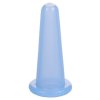 Taper massage silicone flasks color blue