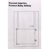 Guard 150 barrier for doors and stairs black package 1 pc