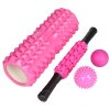 Bộ con lăn tập yoga IV bao bì màu hồng 1 bộ
