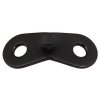 Double Eye Clip für Zeltseil, schwarz, Packung à 1 Stk