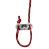 Double Eye clip for tent rope silver package 1 pc