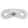 Double Eye Clip für Zeltseil silber Paket 1 Stk
