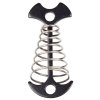Fish Bone Zeltseilclip schwarz, Packung à 1 Stk