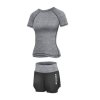 Zestaw fitness Runner Short 2W w kolorze szarym, rozmiar M
