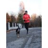 Runner Buddy 1.0 leash for running with a dog black package 1 pc