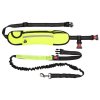 Runner Buddy 1.0 leash for running with a dog yellow package 1 pc