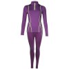 Damen Warme Damen-Thermounterwäsche in Lila, Bekleidungsgröße XL