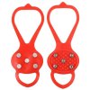 Winter Steps non-slip covers red size S