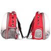 Petbag Transparent backpack for pets red package 1 pc