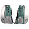 Petbag Transparenter Rucksack für Haustiere, grün, Packung 1 Stk