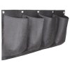 Horizontal Grow Bag 4 Textil-Blumentöpfe für die Wand schwarz Paket 1 Stk