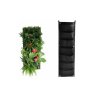 Vertical Grow Bag 7 Textil-Blumentöpfe für die Wand schwarz Paket 1 Stk