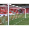 Fußball A11 M100 Fußballnetz weiß-rot Paket 1 Stk
