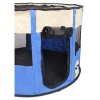 Pet Round Gehege für Hunde, blau, VE 1 Stück