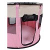 Pet Round enclosure for dogs, pink, pack of 1 pc