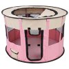 Pet Round enclosure for dogs, pink, pack of 1 pc
