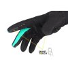 Jasmine WS+ Damenhandschuhe schwarz-mint Konfektionsgröße S