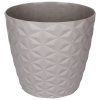 Crystal Mat dekorativní květináč šedá průměr 30 cm