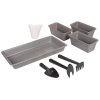 Kit garden set with tools and cup packaging 1 set