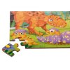 Puzzle z dinozaurami 100 elementów opakowanie 1 opakowanie