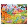 Puzzle z dinozaurami 100 elementów opakowanie 1 opakowanie