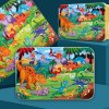Dinosaur puzzle 100 pieces pack 1 pack