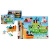 Puzzle ze statkiem parowym 100 elementów, opakowanie 1 opakowanie