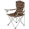HIGHLANDER MORAY folding chair with armrests - camouflage