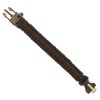 HIGHLANDER Paracord Bracelet - trident, whistle, flint black