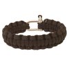 Vòng tay Paracord HIGHLANDER - khóa kim loại màu đen
