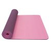 Thảm tập Yoga YATE 2 lớp chất liệu TPE hồng/tím