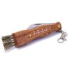 MAM 2591 Nóż grzybkowy zamykany z etui - buk, 7,5 cm