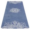 YATE Yogamatte Naturkautschuk - Muster H 4 mm - Blau