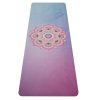 YATE Yogamatte Naturkautschuk - Muster Z 4 mm - blau/rosa