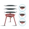 YATE Multi-purpose cooker & grill, 3 legs, hot plate 40 cm, GR-823