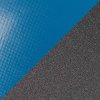 YATE Single-layer mat 10 with foil, anthracite / blue