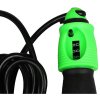 Calorie jump rope with counter, adjustable length green variant 25247