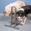 Hundebar – verstellbare Napfhöhe, 2 x 2,8 l/24 cm Napf