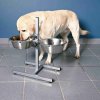 Hundebar, Höhe 50 cm, 2 Näpfe 2,8 l/24 cm