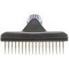 Rake long hair with non-slip handle 10x15cm, teeth 2 cm