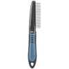 Fine comb with rotating teeth with non-slip handle 22cm