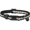 Collar for a cat with a HEART motif with a bell